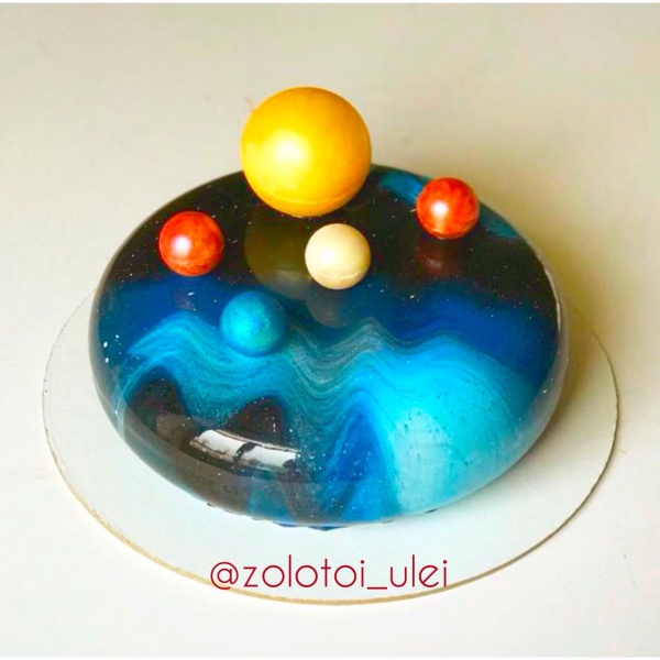 Торт "Солнечная система"